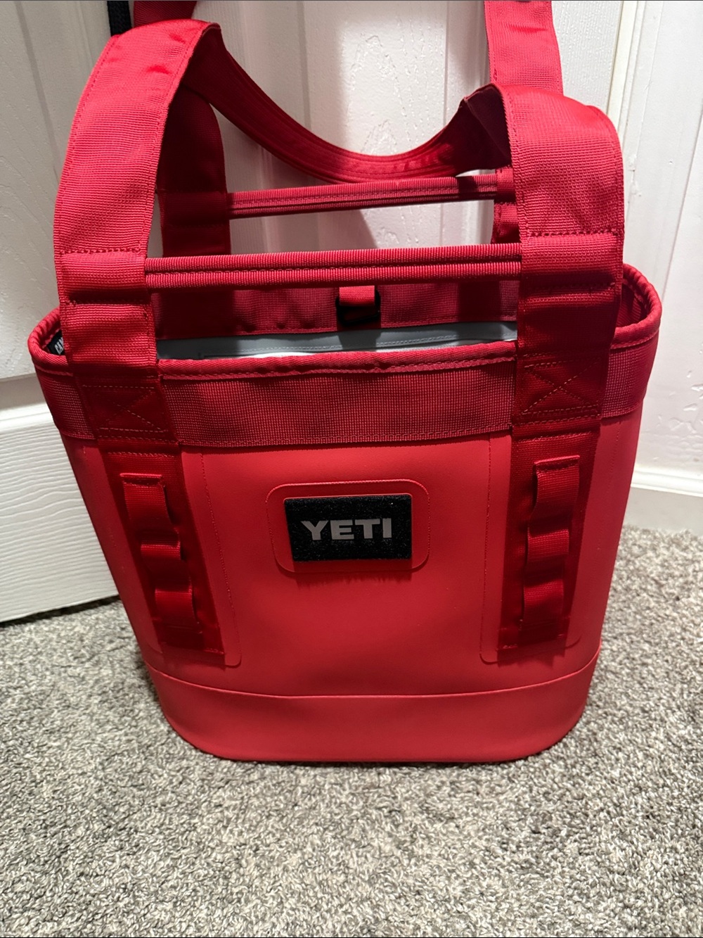 Yeti Red Duffel Tote with Sturdy Handles